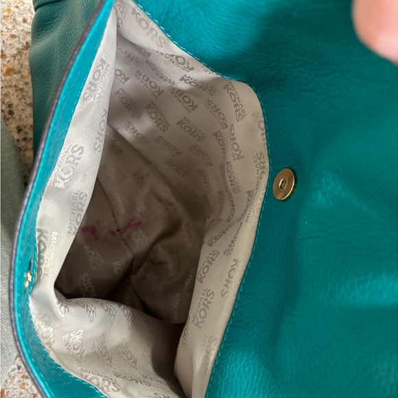 Teal Michael kors leather shoulder bag - Picture 6 of 6